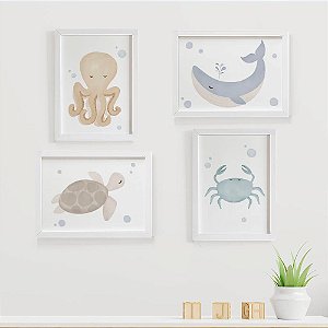 quarto bebê fundo do mar para menina — foto 12