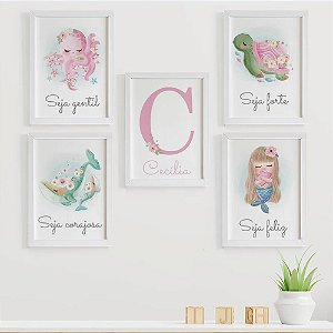 quarto bebê fundo do mar para menina — foto 14