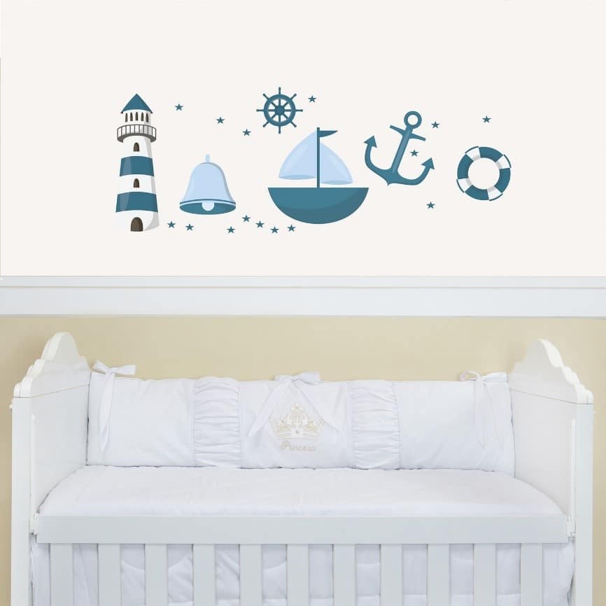 quarto bebê fundo do mar para menino — foto 10