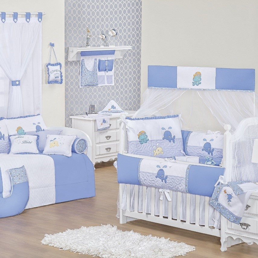 Quarto bebê fundo do mar
