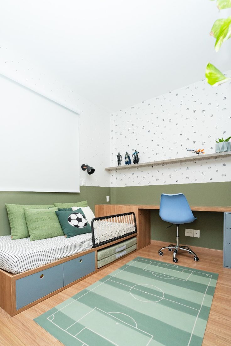 quarto bebê futebol para menina — foto 4