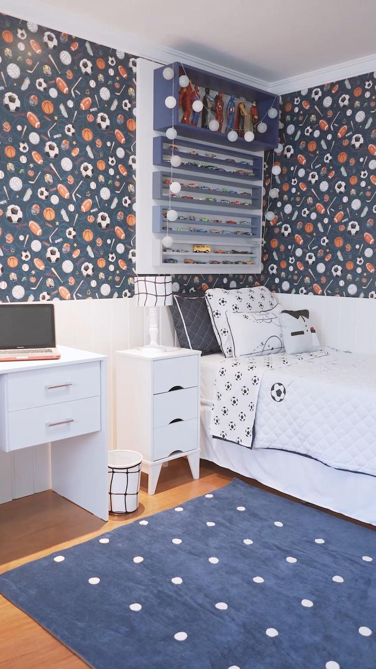 quarto bebê futebol para menina — foto 5