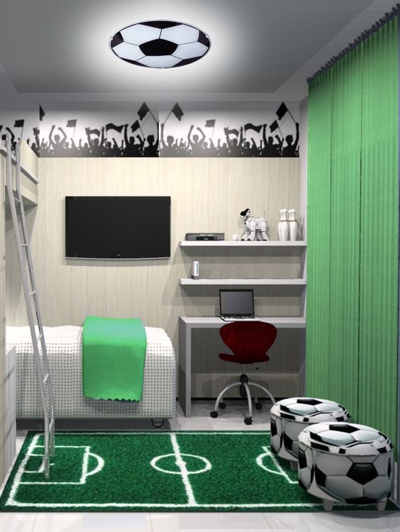 quarto bebê futebol — foto 12