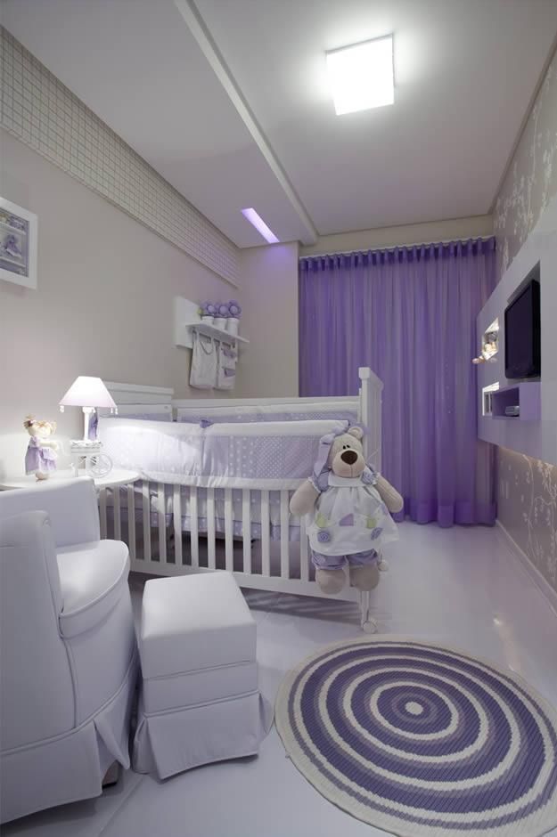 quarto bebê para gêmeos lilás — foto 3