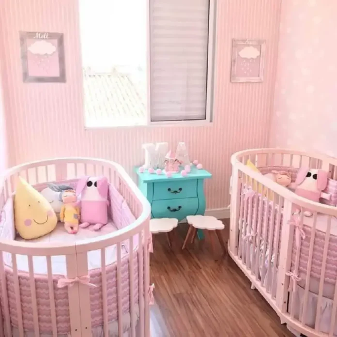quarto bebê para gêmeos lilás — foto 6