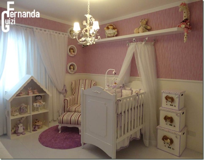 quarto bebê para menina lilás — foto 9