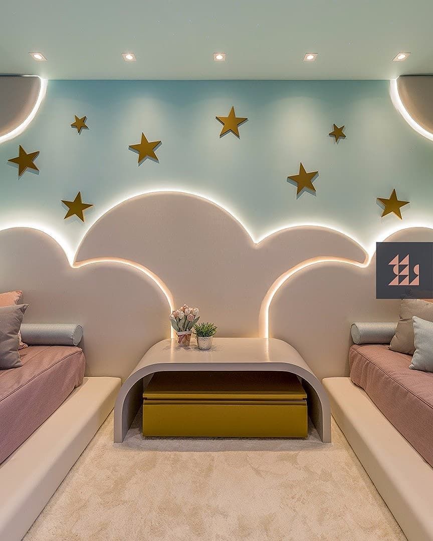 quarto bebê nuvem para gêmeos — foto 11