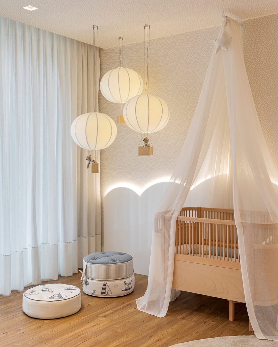 quarto bebê nuvem para menina — foto 14