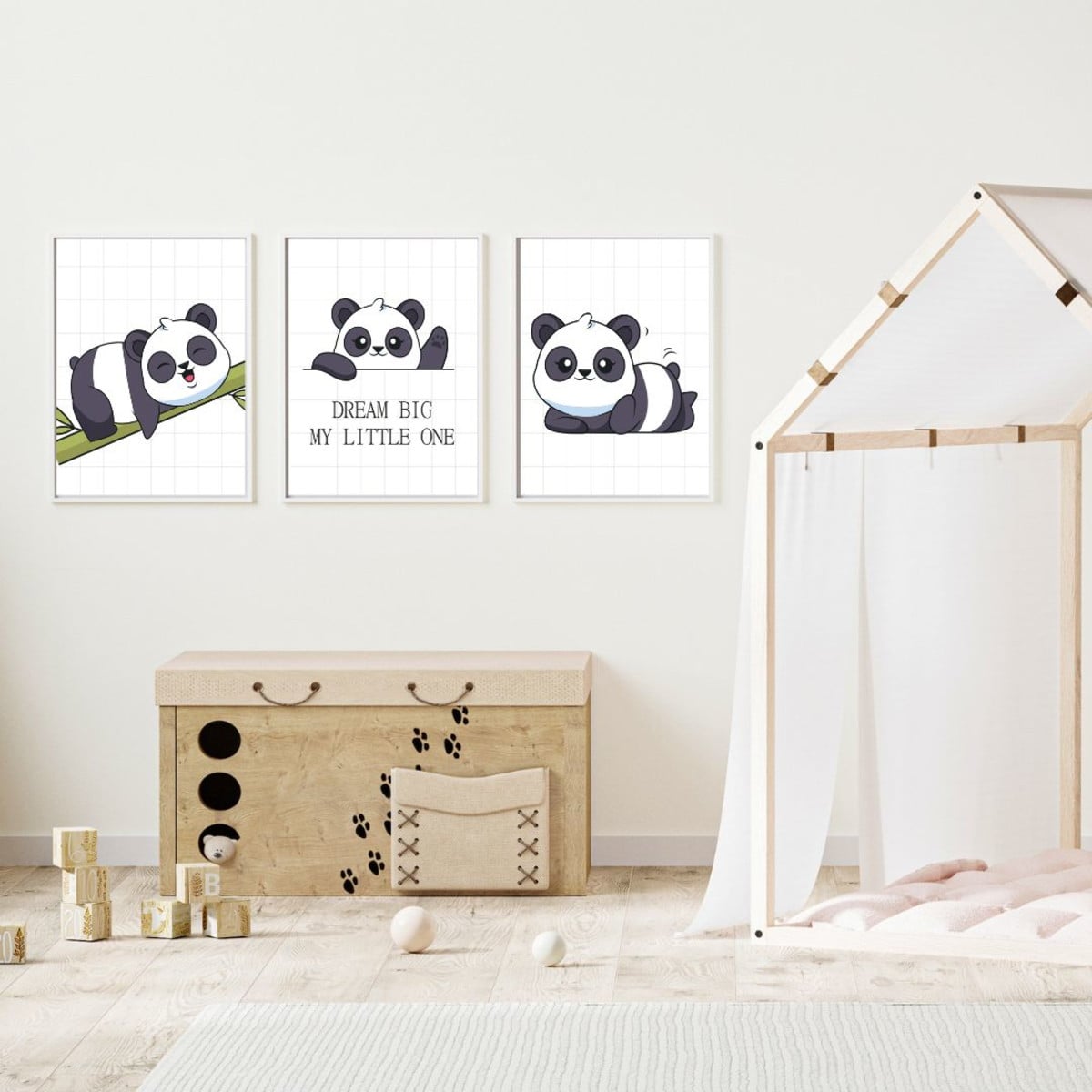 quarto bebê panda para gêmeos — foto 3