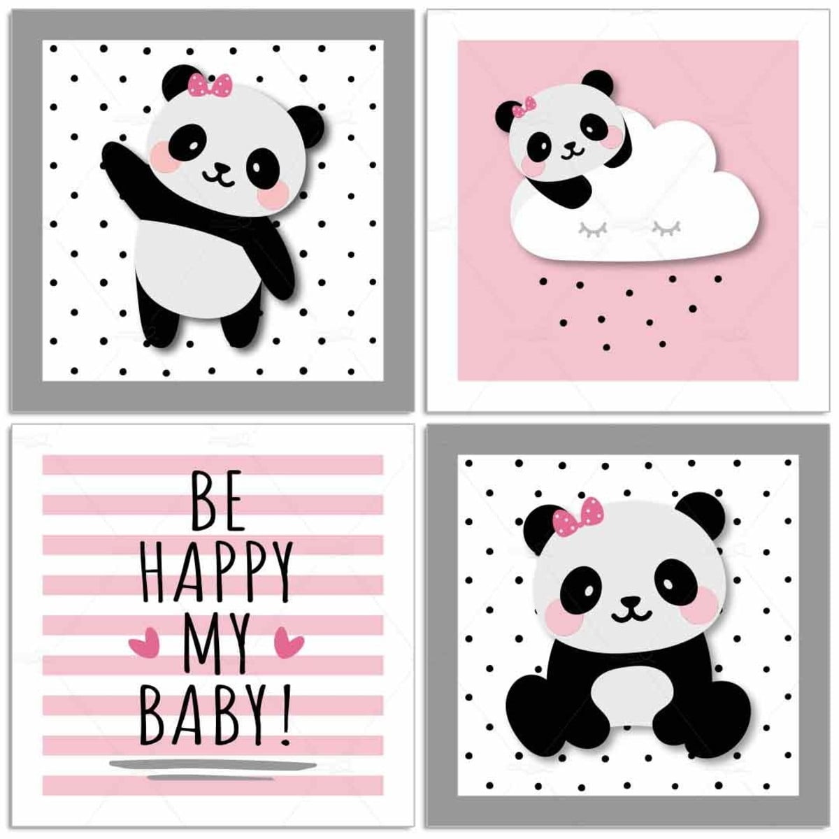 quarto bebê panda para menina — foto 11