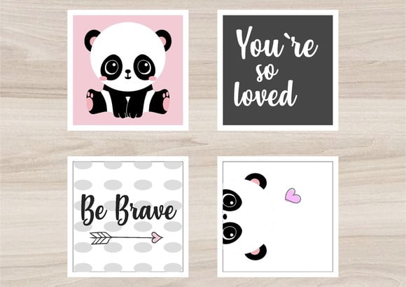 quarto bebê panda para menina — foto 12