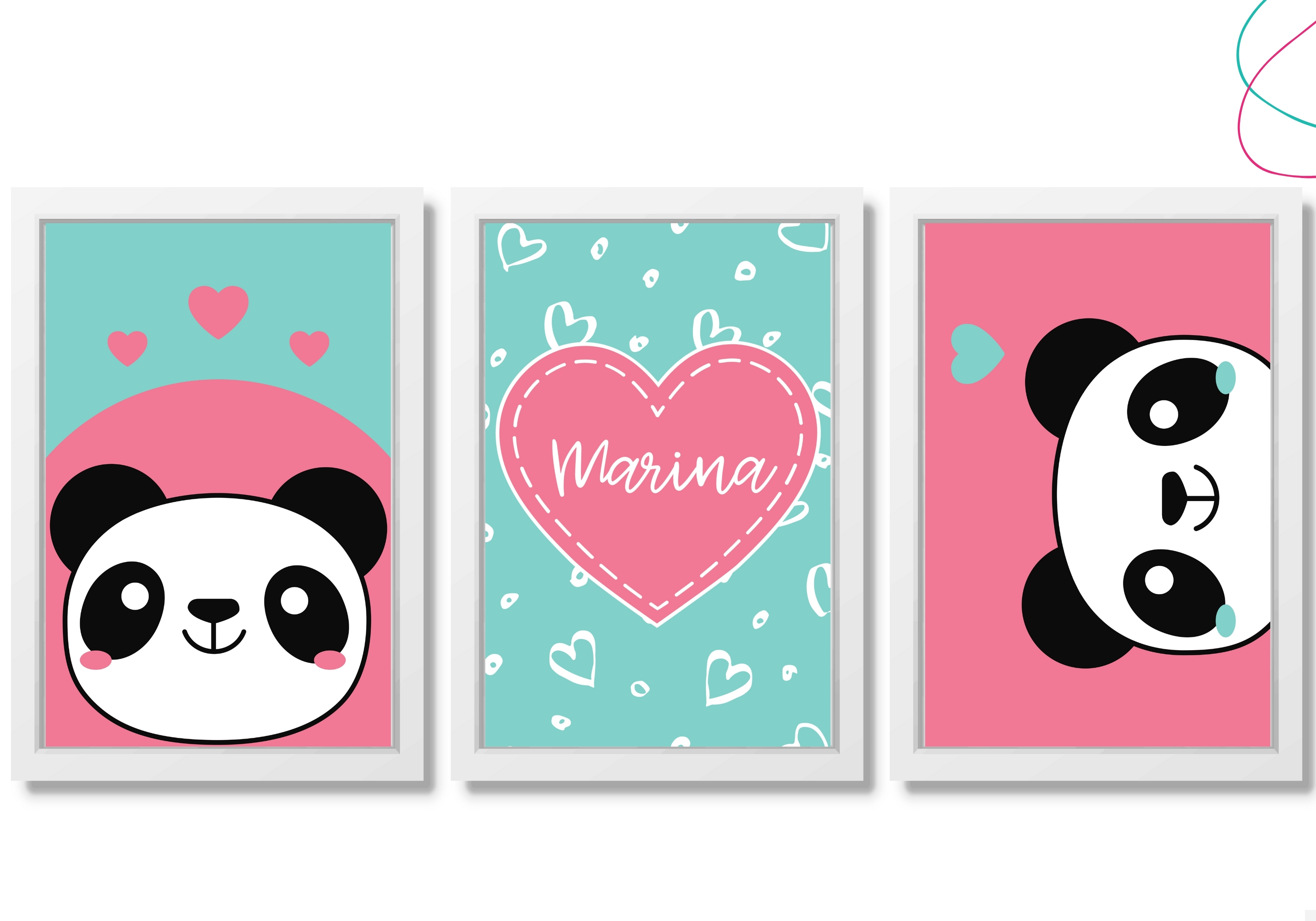 quarto bebê panda para menina — foto 9