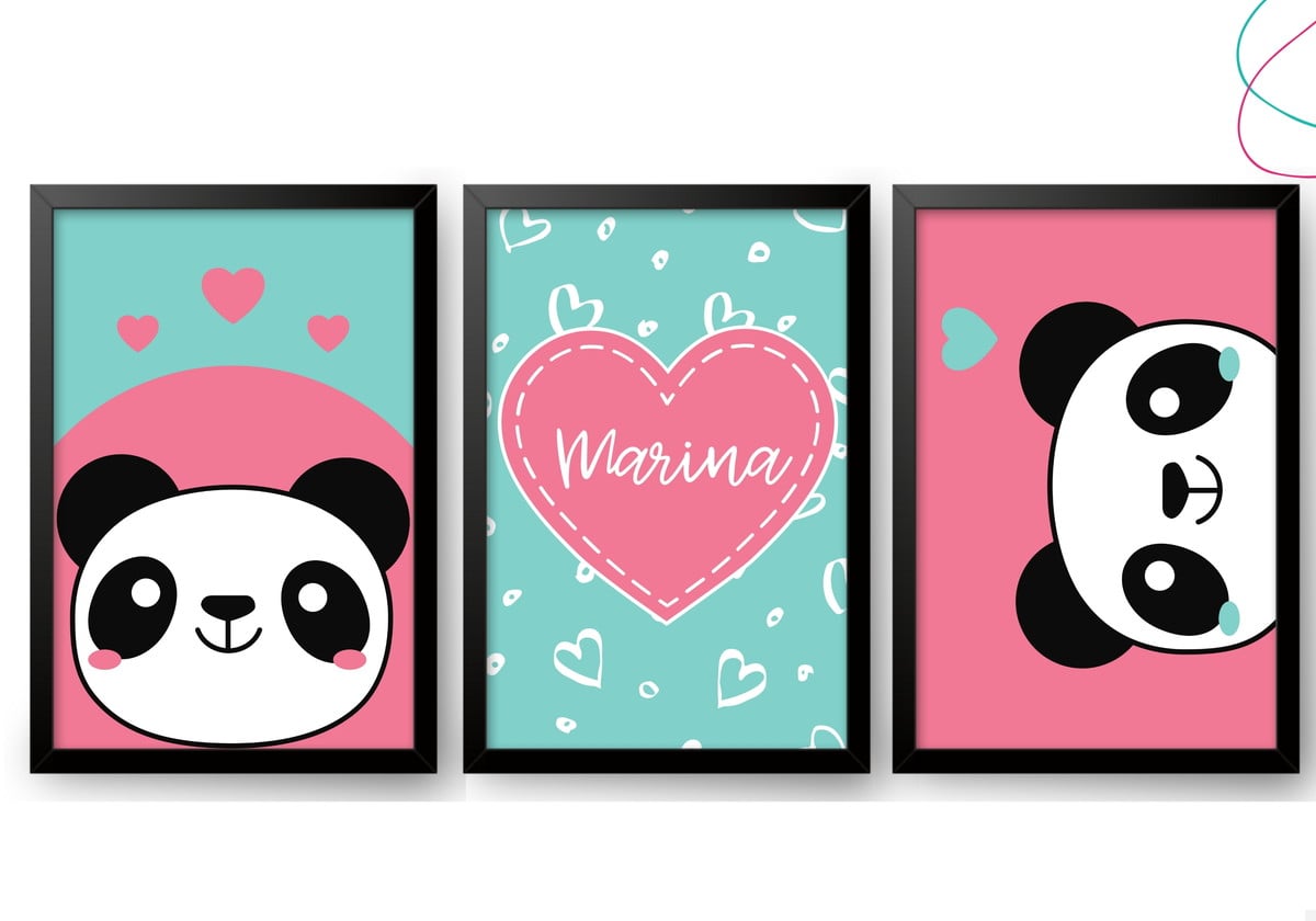 quarto bebê panda para menina — foto 10
