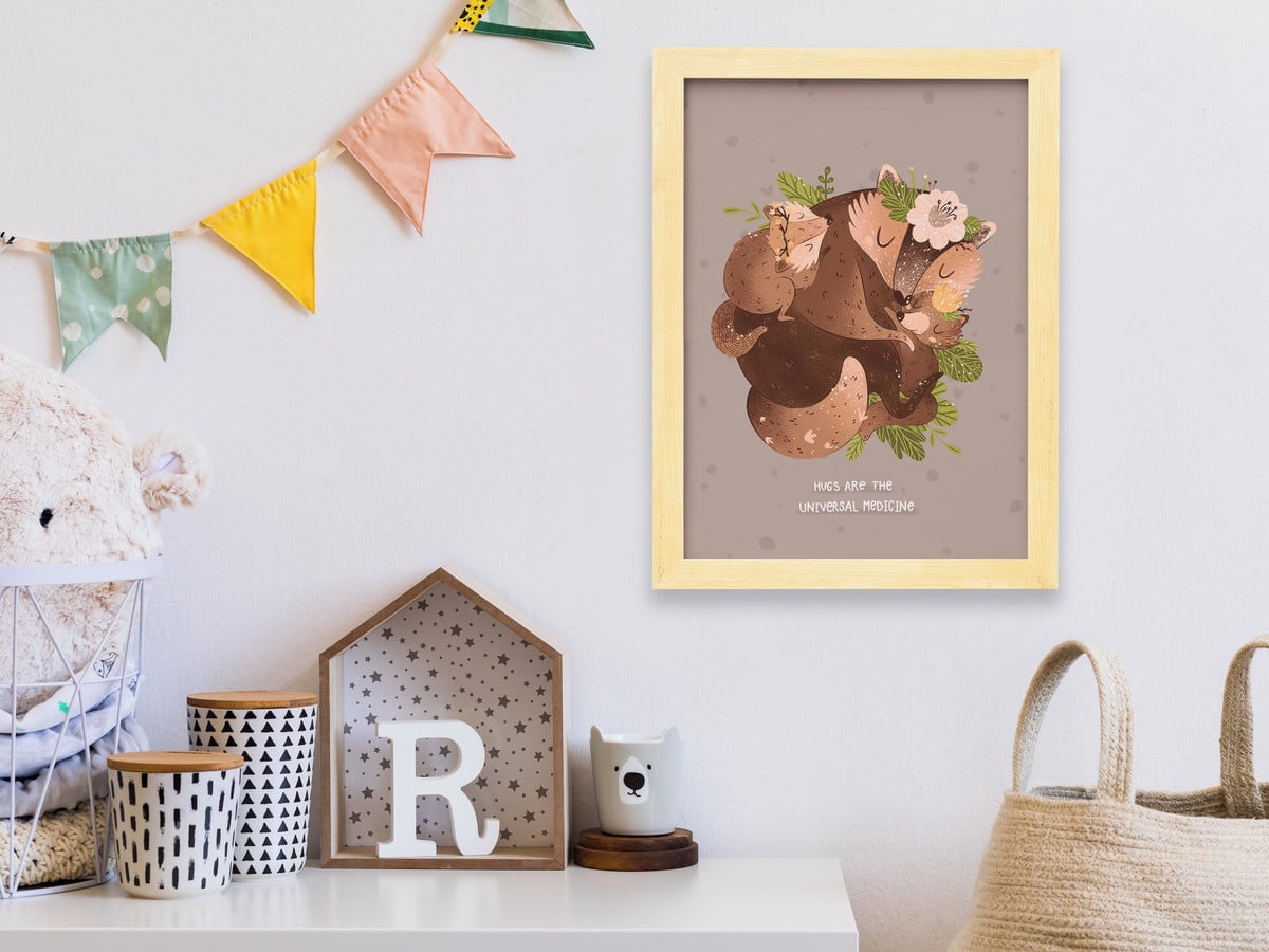 quarto bebê raposa para menina