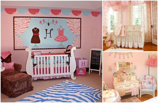 quarto bebê para gêmeos rosa — foto 12