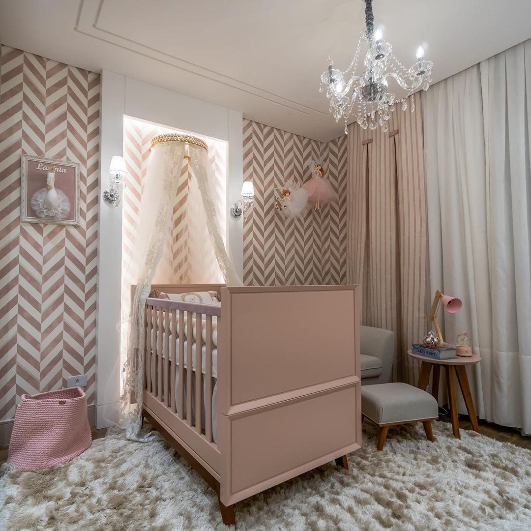 quarto bebê para gêmeos rosa — foto 6