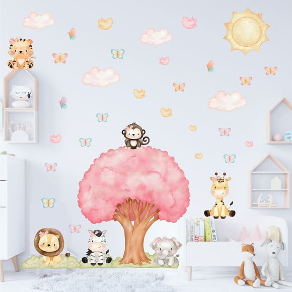 quarto bebê safari para menina — foto 2
