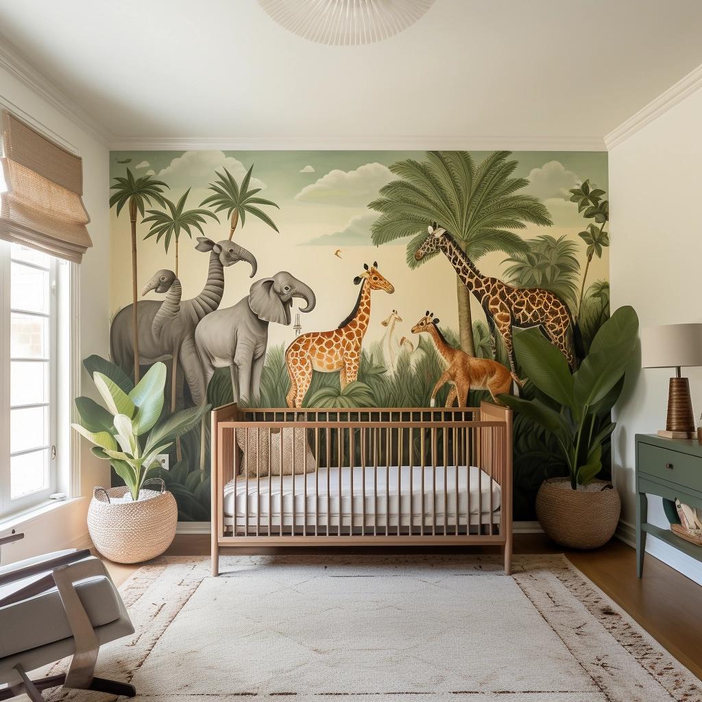 quarto bebê safari para menina — foto 7