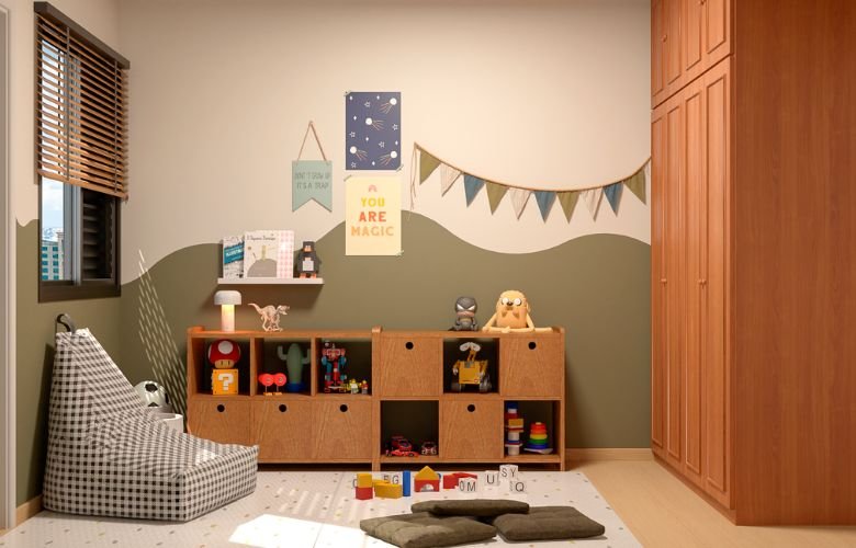 quarto bebê para gêmeos verde — foto 7