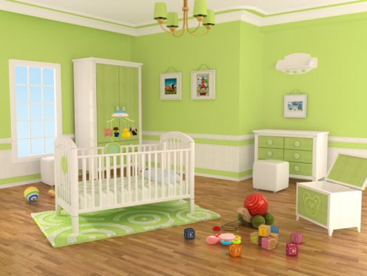 quarto bebê para gêmeos verde — foto 10