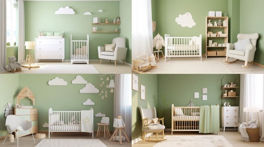 quarto bebê para menino verde — foto 13