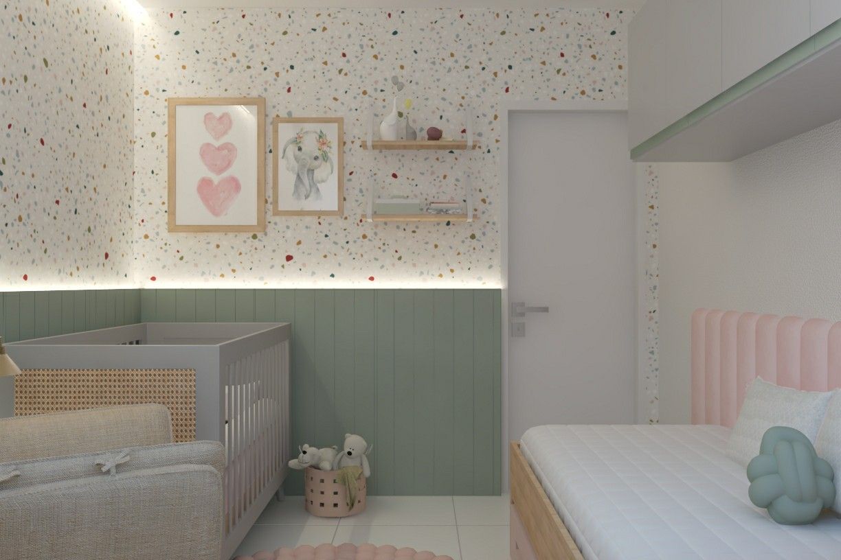 quarto bebê para neutro verde — foto 13