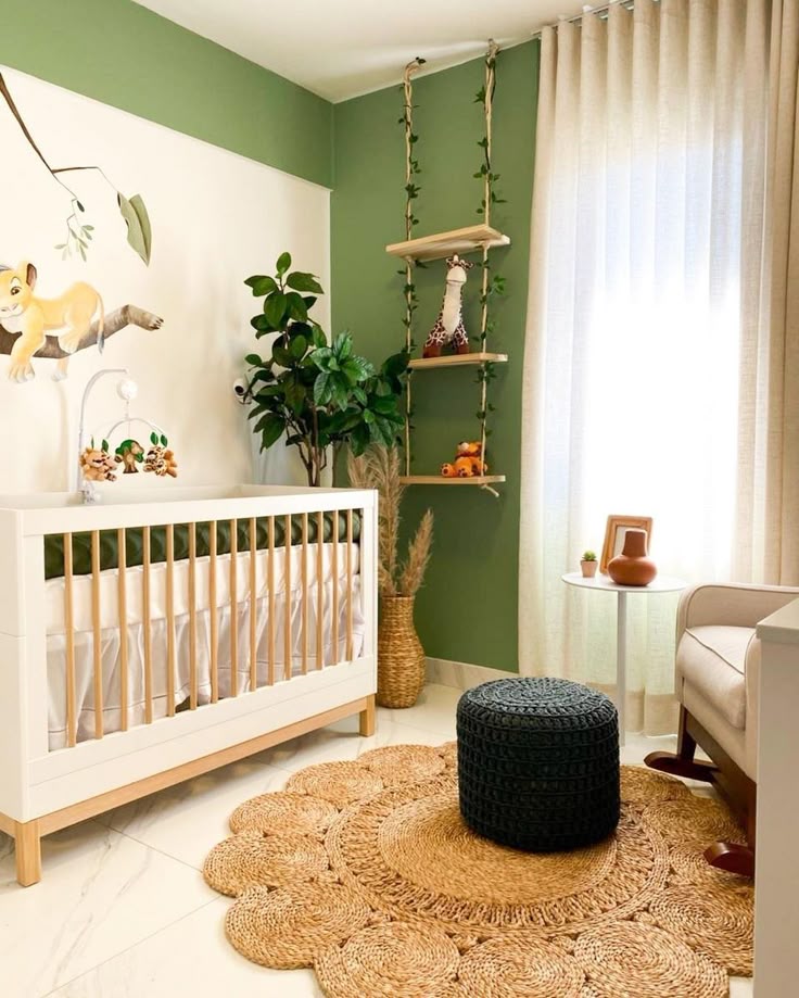 quarto bebê para neutro verde — foto 14