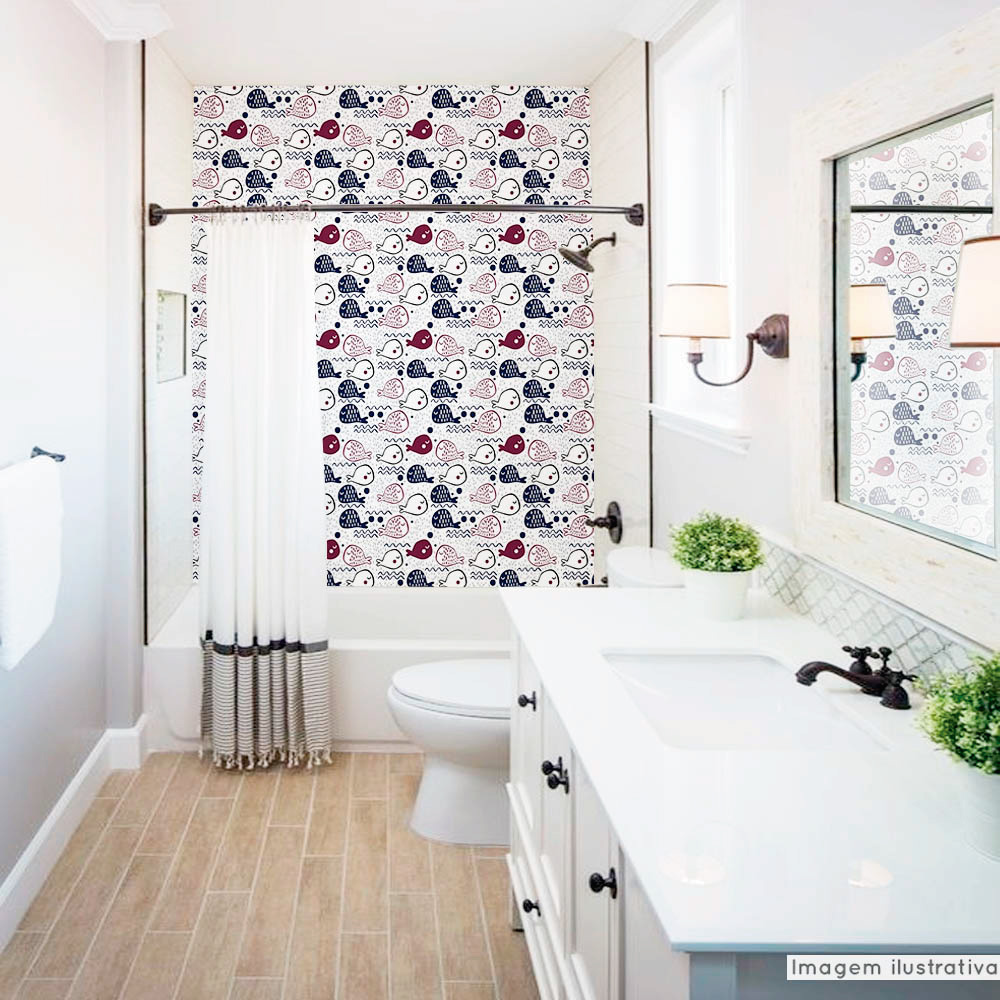 papel de parede lavável para banheiro — foto 6