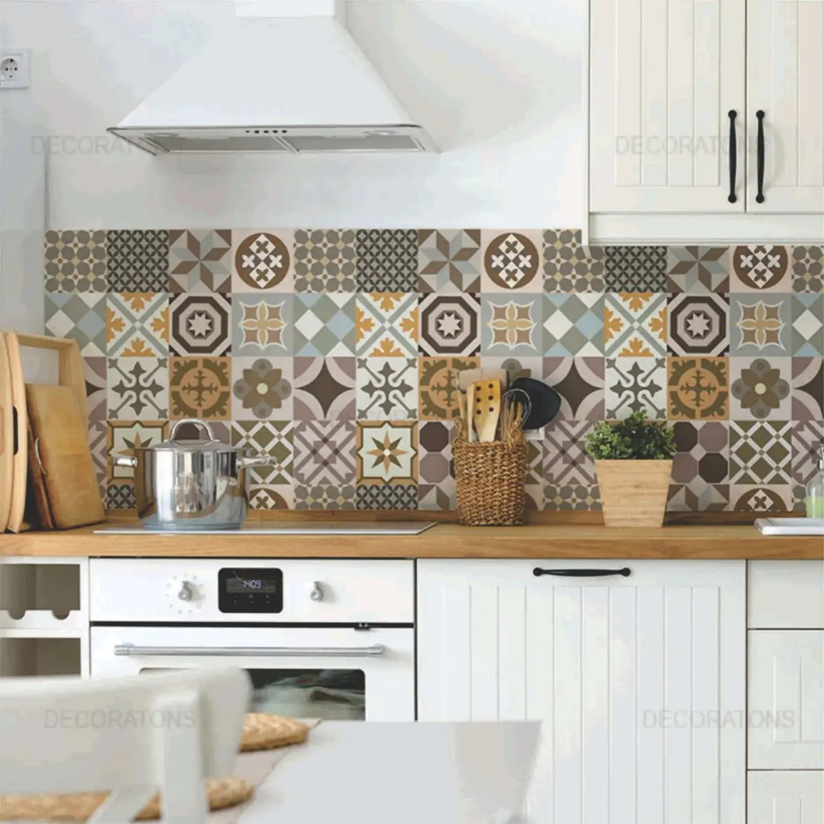 papel de parede lavável para cozinha — foto 4