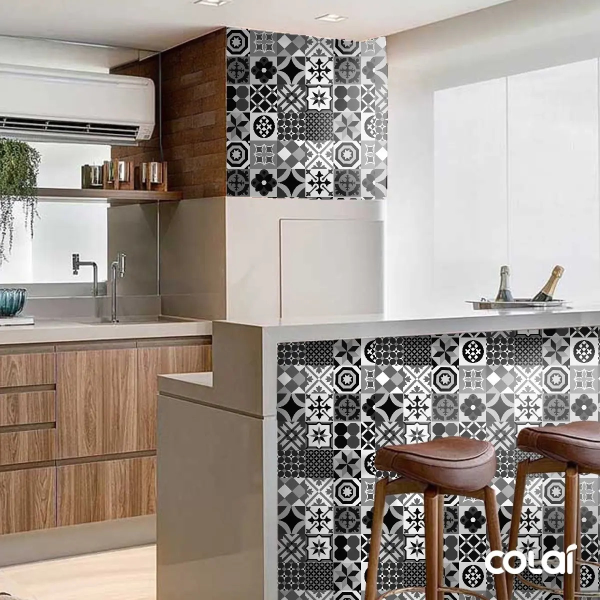 papel de parede lavável para cozinha — foto 7