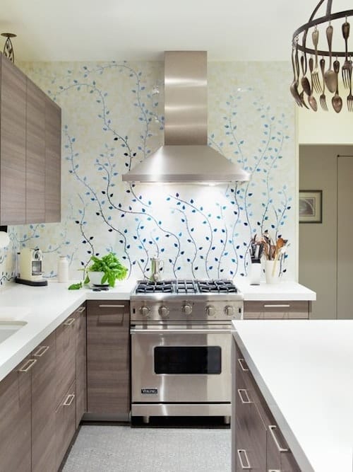 papel de parede lavável para cozinha — foto 10