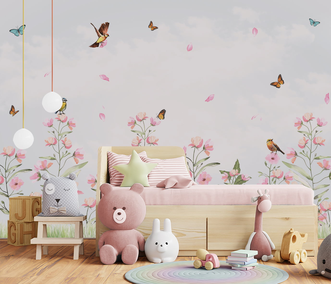 adesivo de parede para quarto de menina — foto 6