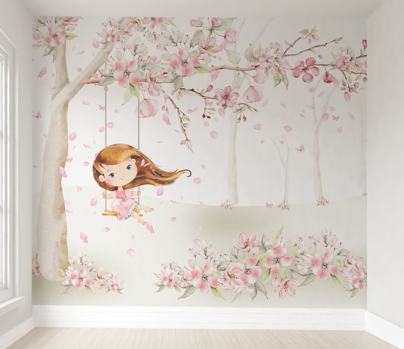 adesivo de parede para quarto de menina — foto 8