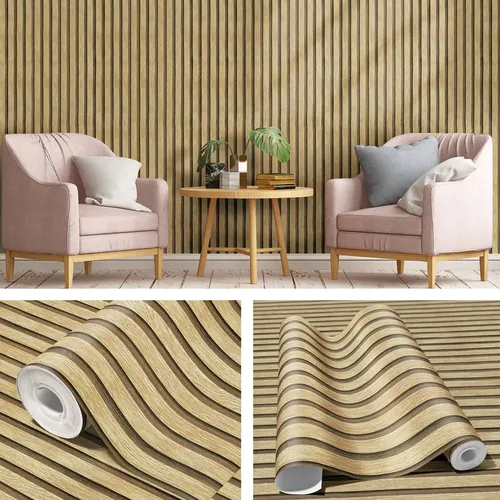papel de parede ripado 3D — foto 4