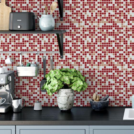 papel de parede vinílico para cozinha — foto 12