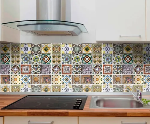 papel de parede vinílico para cozinha — foto 15
