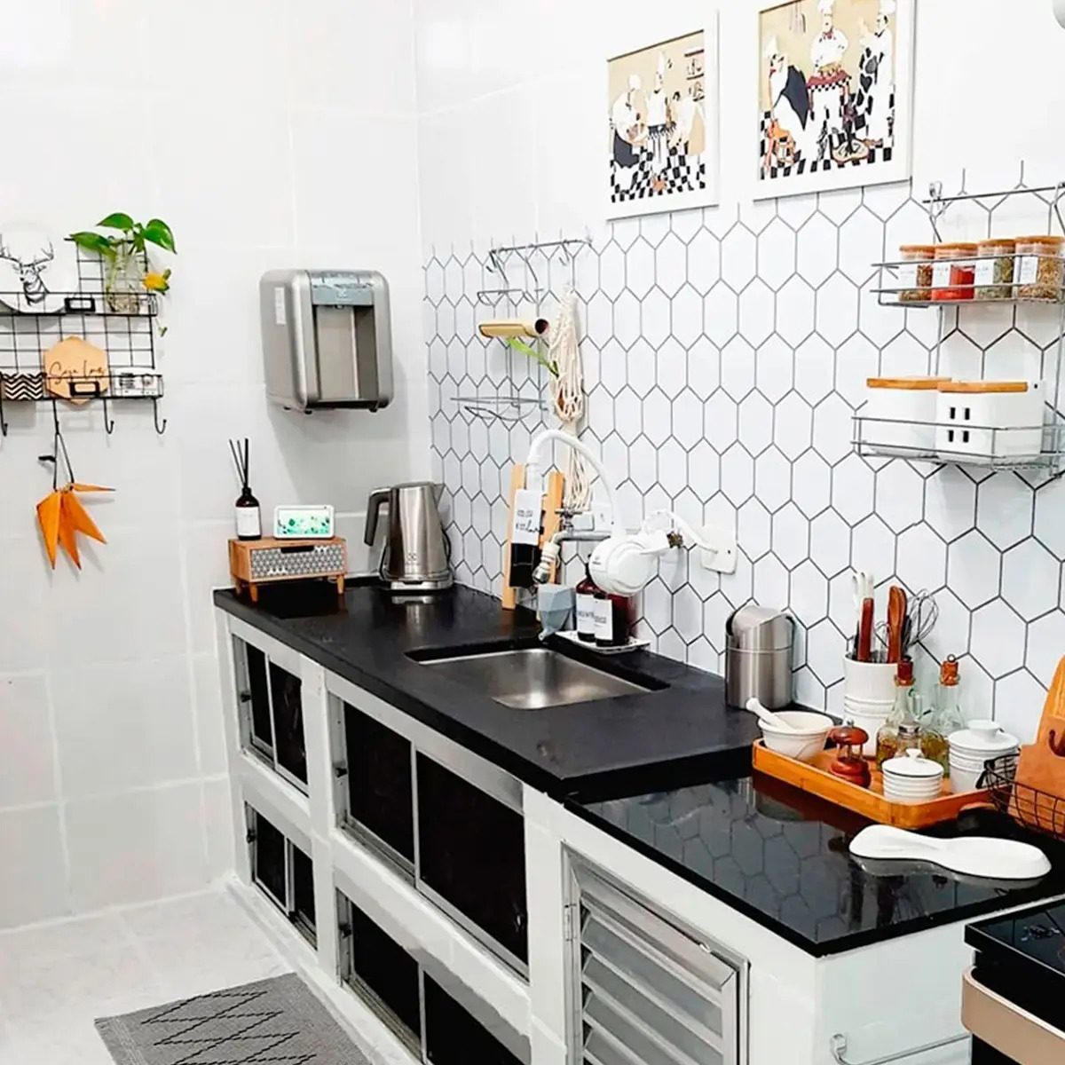 papel de parede vinílico para cozinha — foto 9