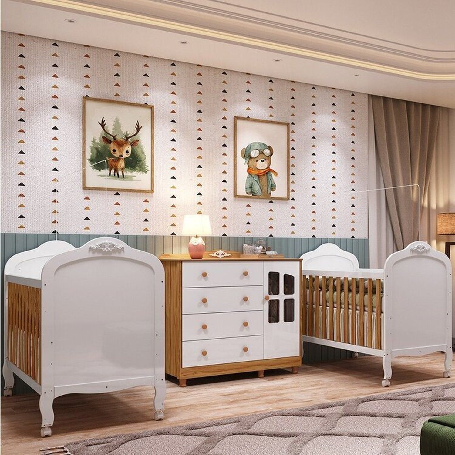quarto bebê para gêmeos mdf — foto 5