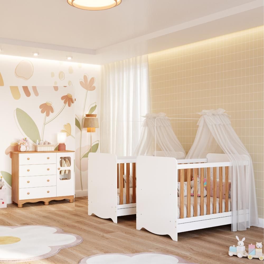 quarto bebê para gêmeos mdf — foto 6