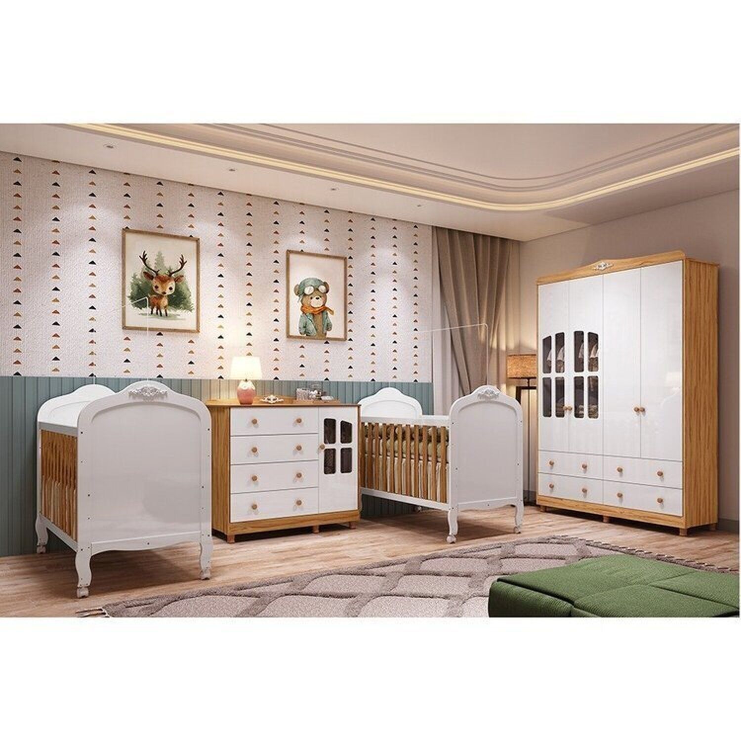 quarto bebê para gêmeos mdf — foto 7