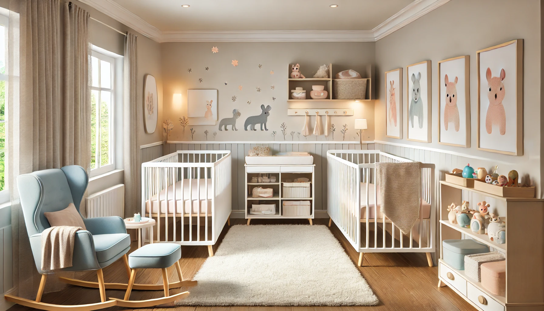 quarto bebê para gêmeos pequeno — foto 3