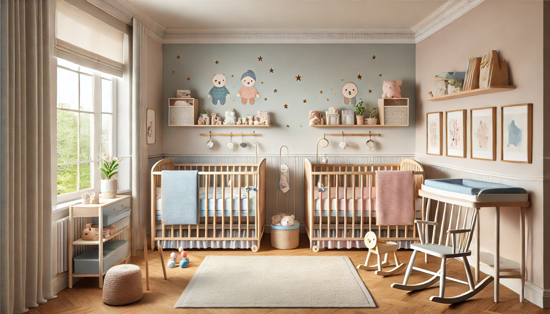 quarto bebê para gêmeos pequeno — foto 5