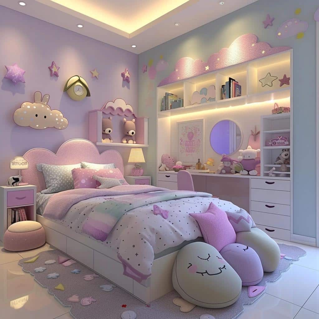 quarto bebê para menina minimalista — foto 9