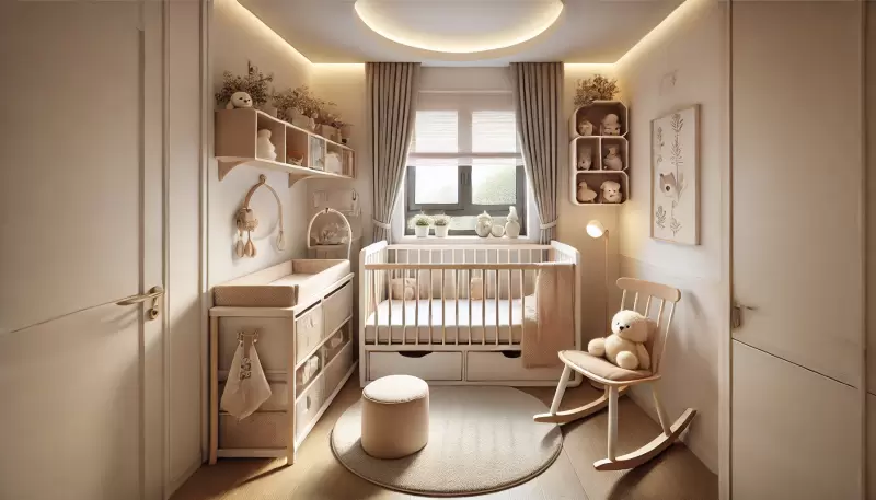 quarto bebê para menina simples — foto 2