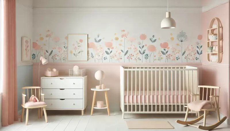 quarto bebê para menina simples — foto 4